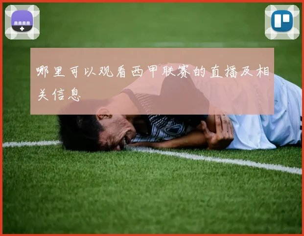 哪里可以观看西甲联赛的直播及相关信息